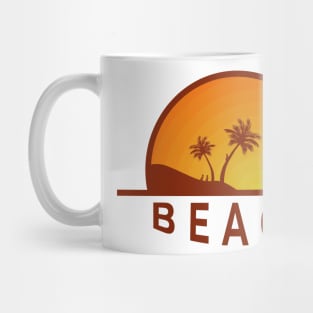 Beach Half Round Mug